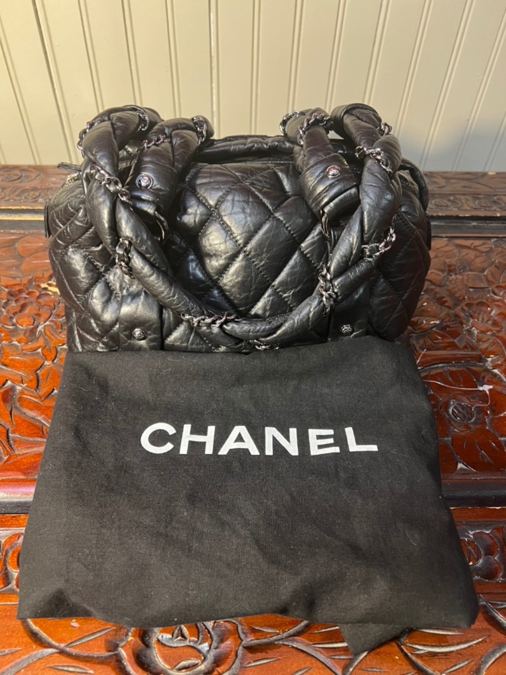 CHANEL Small Lady Braid Bowler